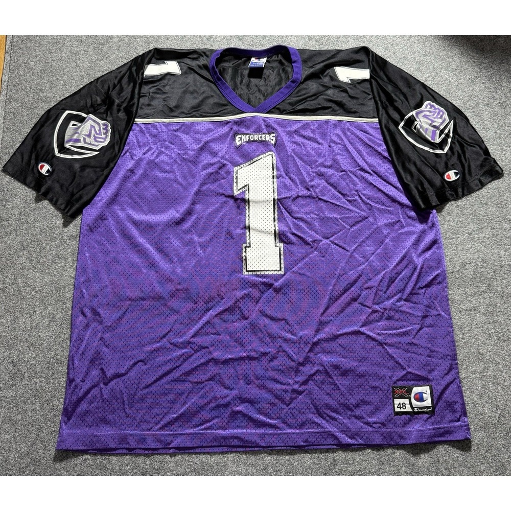 Chicago Enforcers‎ XFL Vintage 2001 Champion Jersey Men's Size XL